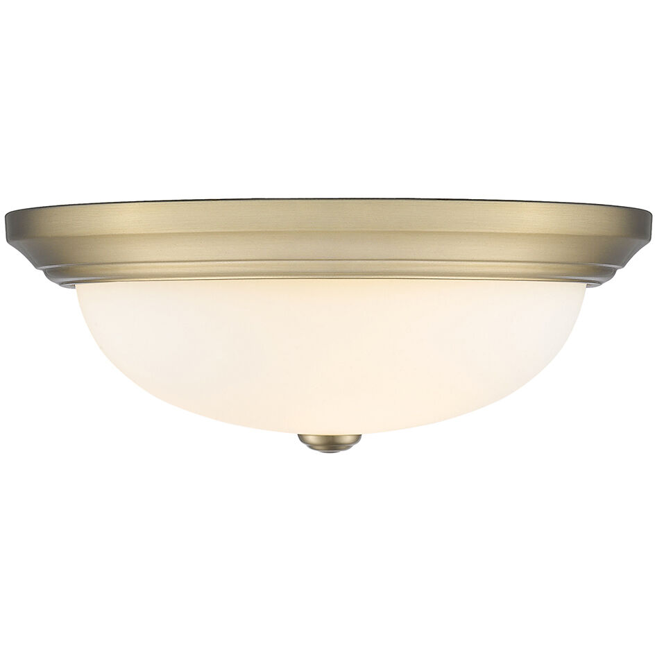 Kipson 3 Light 15 inch Modern Gold Flush Mount Ceiling Light